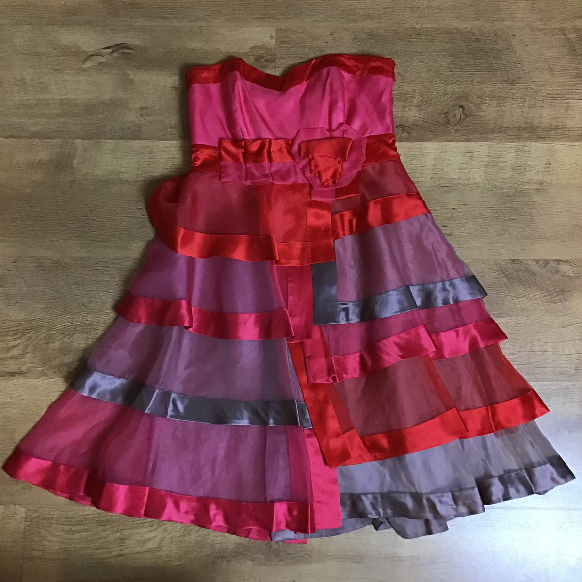 Coast 100% Silk Red Dress Size 8 – Shop ...